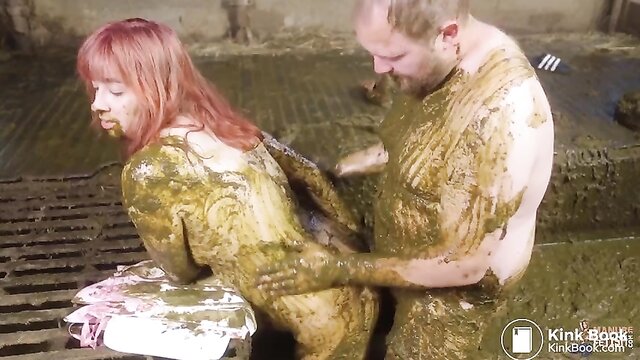 cowshit, scat, couple - cowshit porn