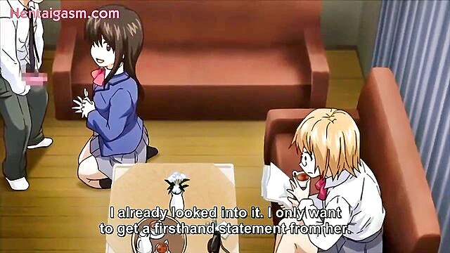 cumshot, hentai, brunette - three hentai babes and their sexual desires