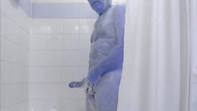 amateur, bear, daddy - shower time with old guys