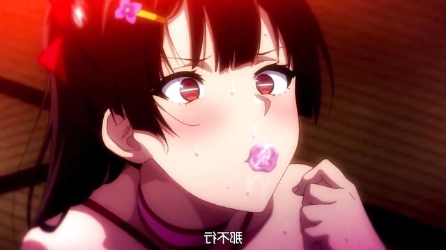 anime hentai, game night, hot action - anime hentai game night