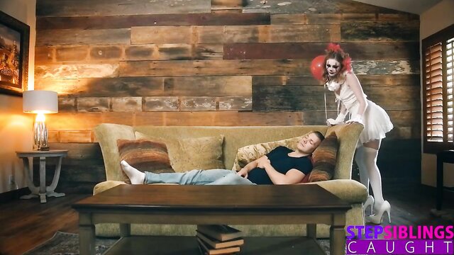 Codey Steele, Scarlet Skies - stepbrother killed by creepy clown Step Siblings Caught