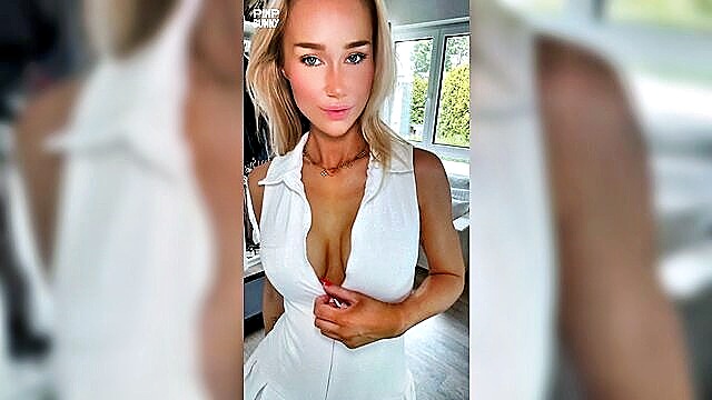 in white, white dress, sexy tease - white dress tease