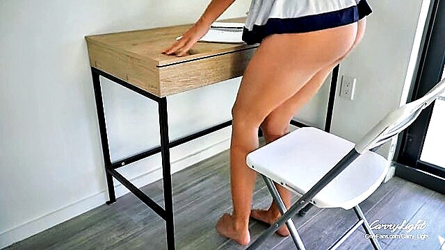 Carry Light MILF - step daddy teaches naughty step daughter Carry Light MILF