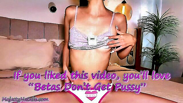 Majesty Natalie Femdom POV - findom with tiny domme