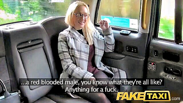 Amber Deen - fake taxi blowjob scene
