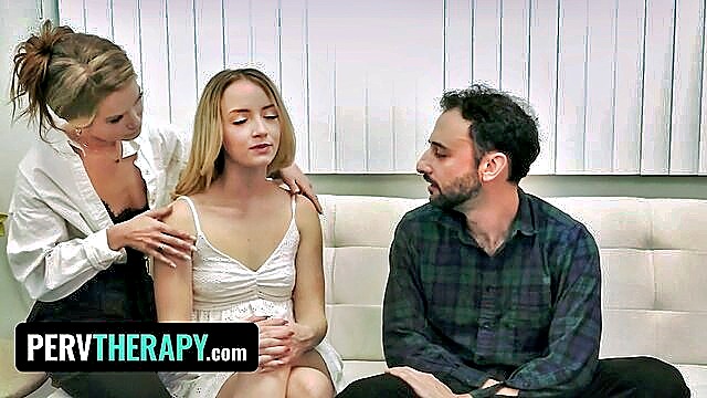 step daughter, threesome, pervtherapy - athena andersons patient encounter