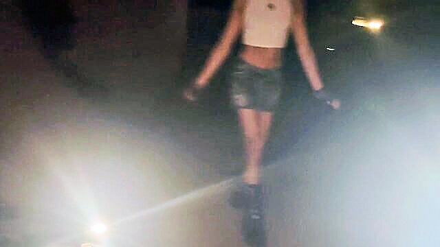 babes, big cock, amateur - bambiii skater ride