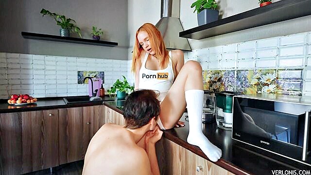 18 year cute girl, anal, asshole - a short and slender married woman allows her significantly taller partner to penetrate both her rear and vagina in the culinary setting of their kitchen on august 16 2023