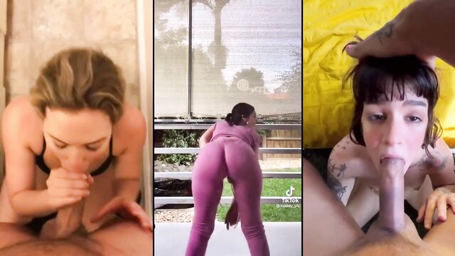 pmv, anal, big ass - blonde babe in a compilation of big ass and anal handjobs