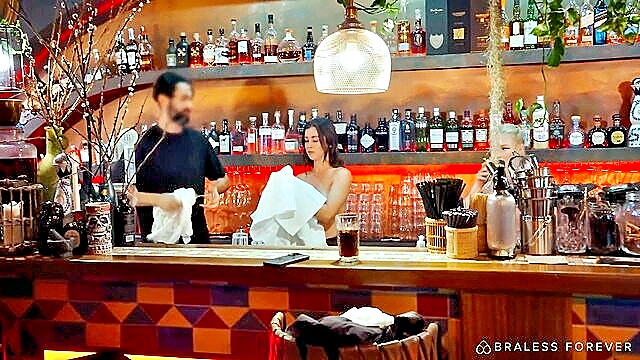 erotic, nude, sexy - flashiest bartender in town