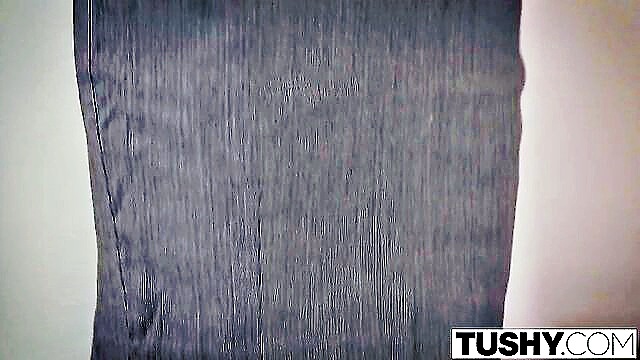 butt plug, heels, reverse cowgirl - oily anal butt plug action