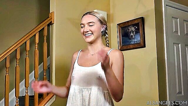 blonde, small tits, amateur - molly cooper blonde show