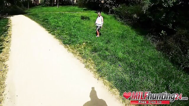 big tits riding, doggystyle, big booty - milf hunter fucks dirty priscilla