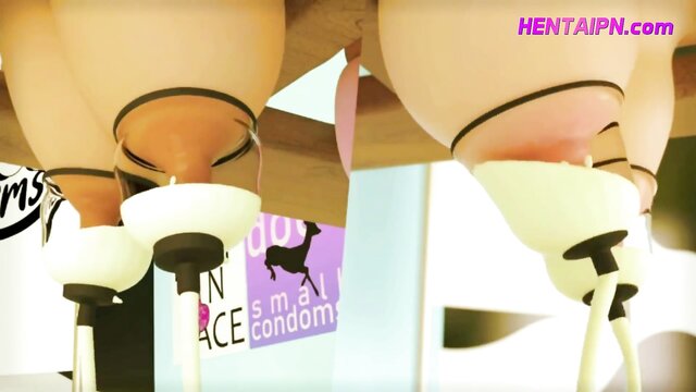 cartoon, futanari, 3d cartoon - moo futa milking