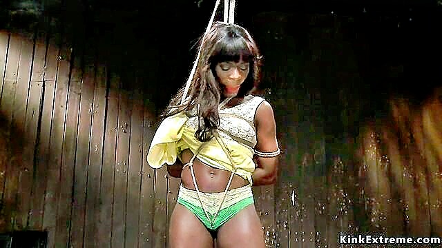 porn video, bondage, free sex - black thrall bondage anal sex