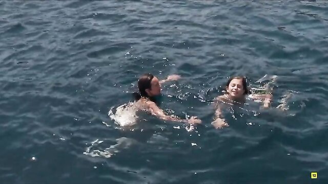 underwater nude, topless, hot scene - macarena sanz nude scene