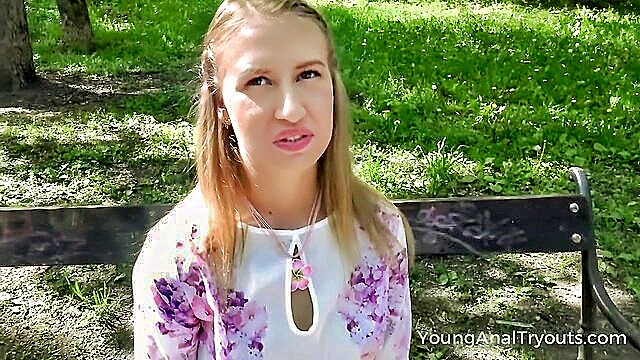 Milana Blanc - hot anal tryouts with young girl