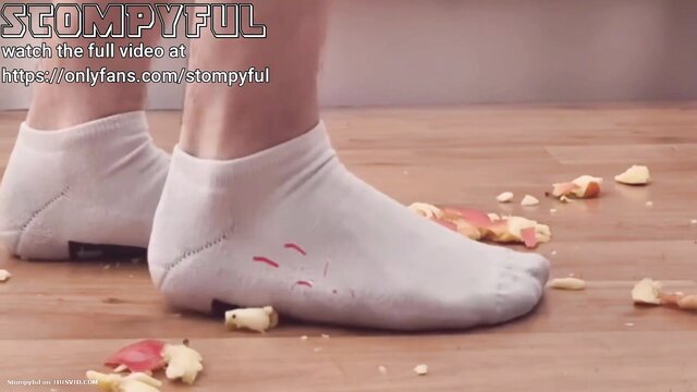 foot, crush, feet - apples crush boy