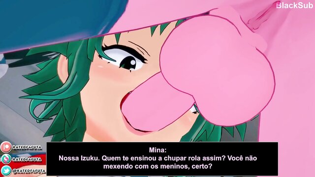 misha necron (maou gakuin), towel, ursula callistis (little witch) - dekus quirkless compensation legendado