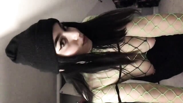 big natural tits, big tits, schoolgirl - pierced nipples masturbating solo