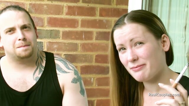 realcouples, interview, amateur - girlfriend fucks with her friend