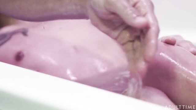 shemale, femboy, transsexual - femboy bubble bath