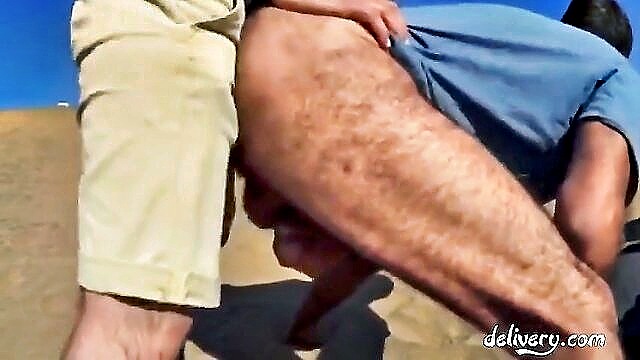 bareback, amateur, outdoor - bareback sex on the dune