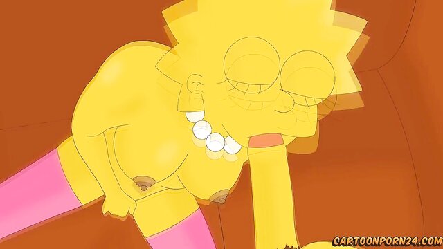 cunnilingus, cumshot, blowjob - simpsons porn parodies