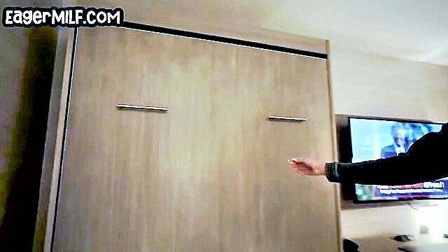 pov, milf, blonde - hot blonde milf fucking in black dress