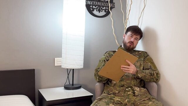 Onlymaxdennison - soldier gimp toilet sex