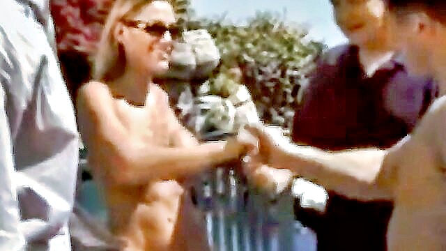 fucking, threesome, anal - nail my wife beach scene