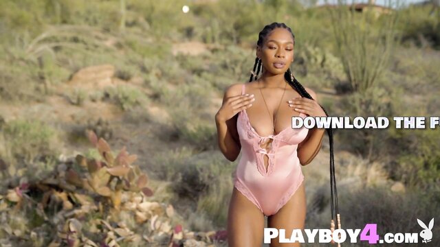 Nyla - nylas big ebony boobs