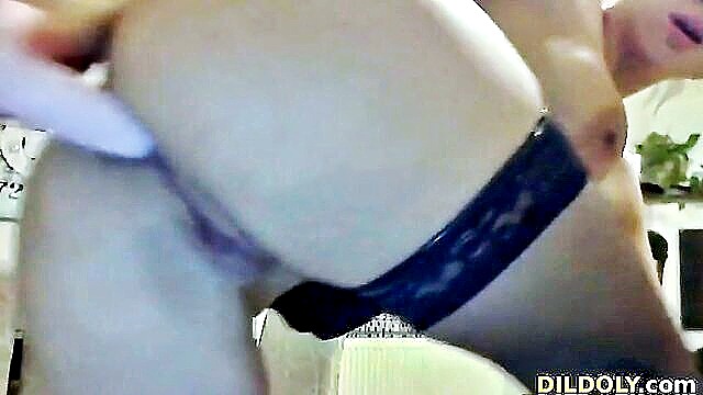 masturbation, brunettes, hd porn - secretary nerdy pussy dildo