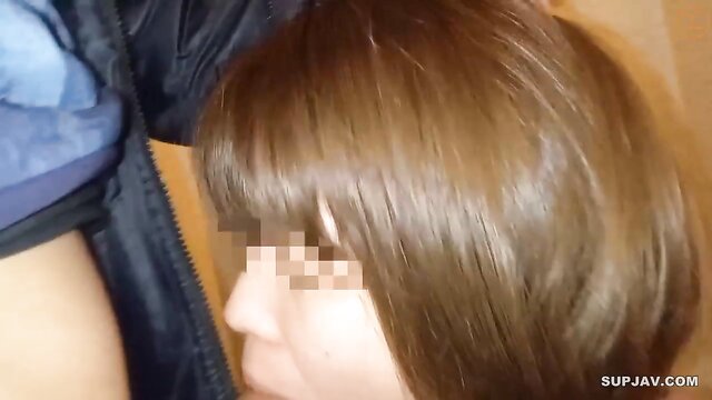 japanese, blowjob, amateur - japanese amateur gets her pussy pounded in doggy style