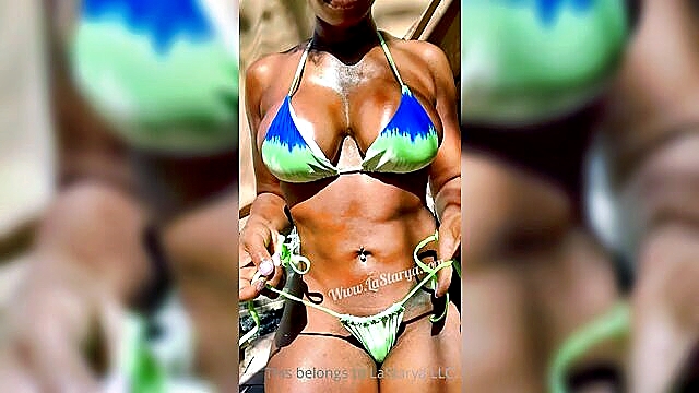 amateur, big ass, ebony phatbooty - sultry ebony goddess flaunts her phat booty in x video