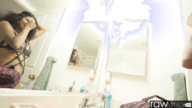 fucking, hardcore, brunette - september reign asshole feature