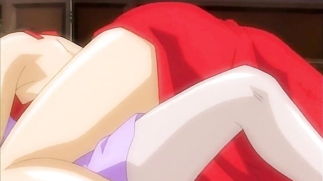 strapon, horny, pussy eating - lesbian hentai girlfriends