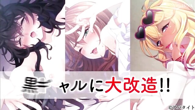blowjob, hentai, hardcore - tanned anime girl gets fucked