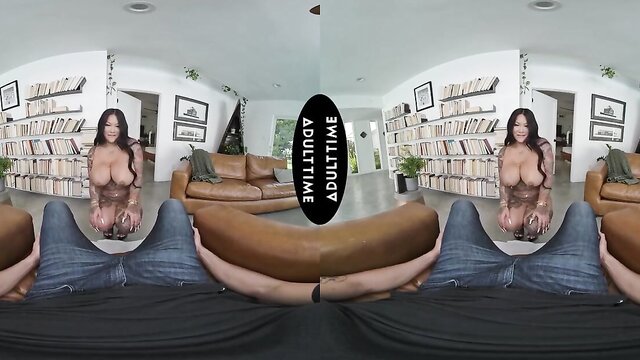 pov, pornstar, virtual reality - ryan driller vr interracial