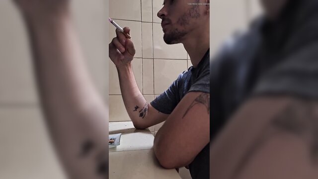 sexy guy, super sexy, super - super sexy guy smoking