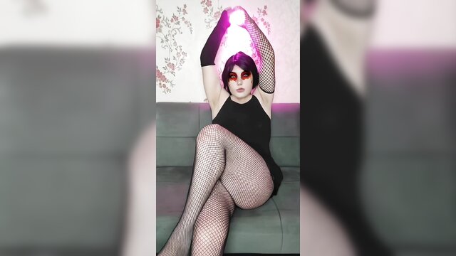 big tits, crossdresser, sizzling - alternative crossdressing video