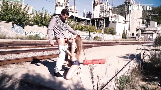 professional latina sluts enjoy hardcore sex in public places : MamacitaZ