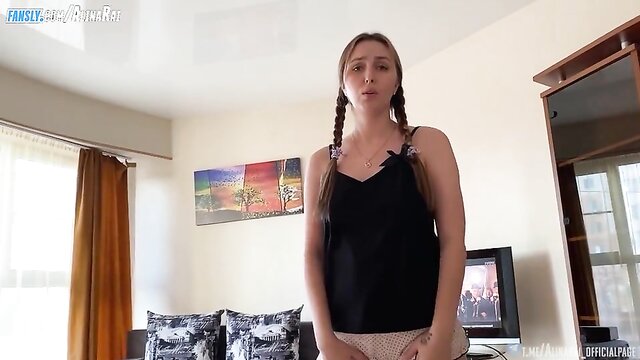 stepdaughters, stepfather, milf - alina rai blowjob