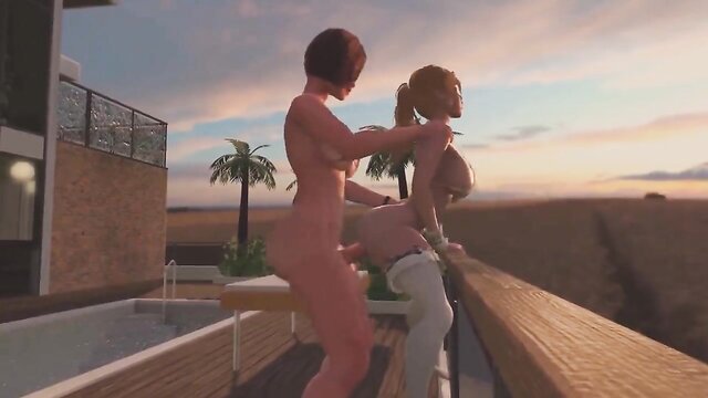 3d cartoon, futanari, anal creampie - redhead shemale anal vimlab