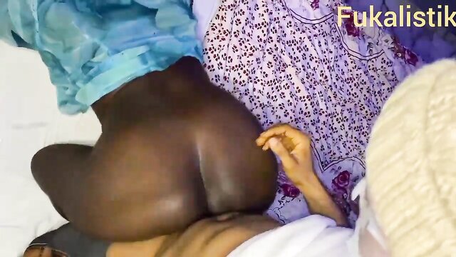 milf, ebony, girlfriend - neighbor banged pregnant booty wife