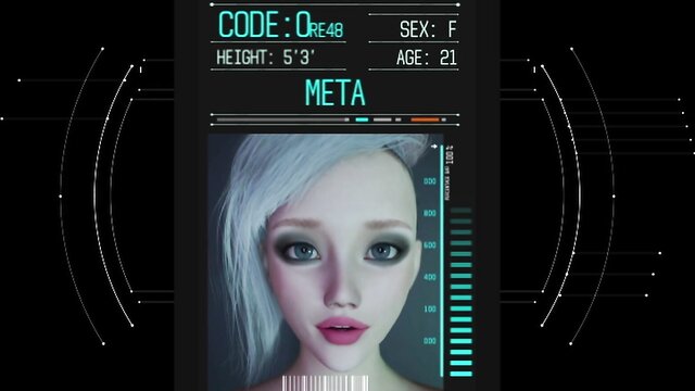 short hair, busty, scifi - busty 3d sex in space