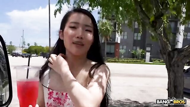 bbw, japanese, anal - bangbus kiki king anal tryout