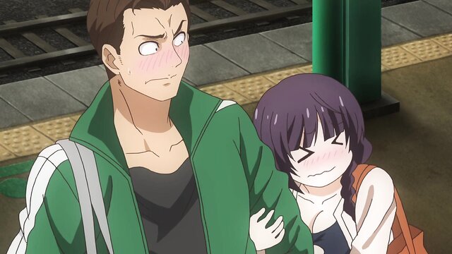 storyline, romantic, funny - ecchi anime boobs train