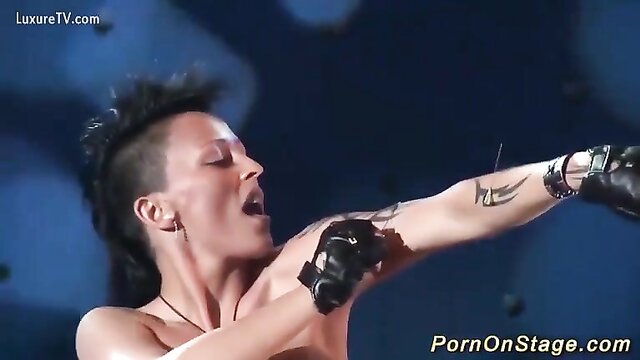 piss, porn on stage, bondage - porn on stage domination