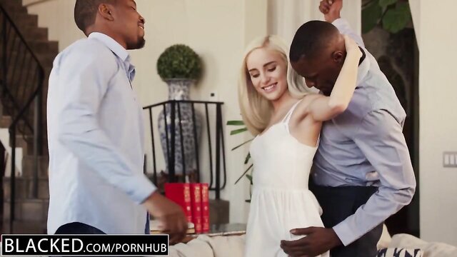 Jason Brown, Naomi Woods, Isiah Maxwell - first interracial threesome for naomi woods